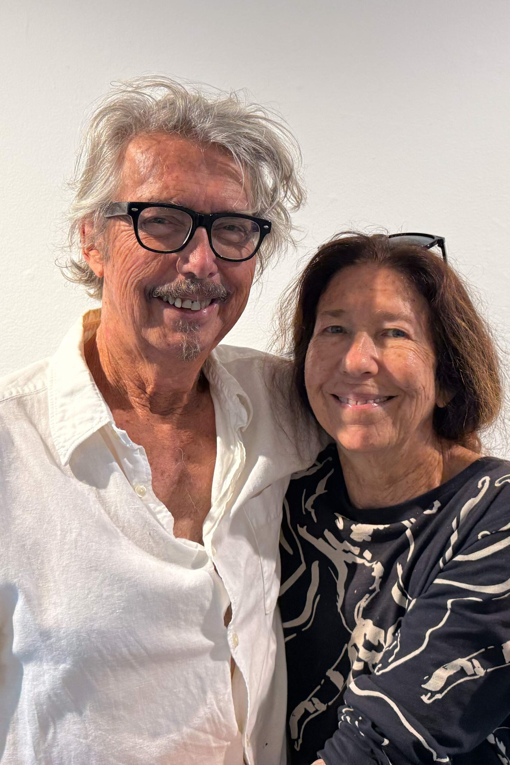 Don and Shirley smiling together for a casual portrait.