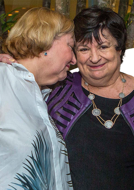 Linda Downs and Angela Majors